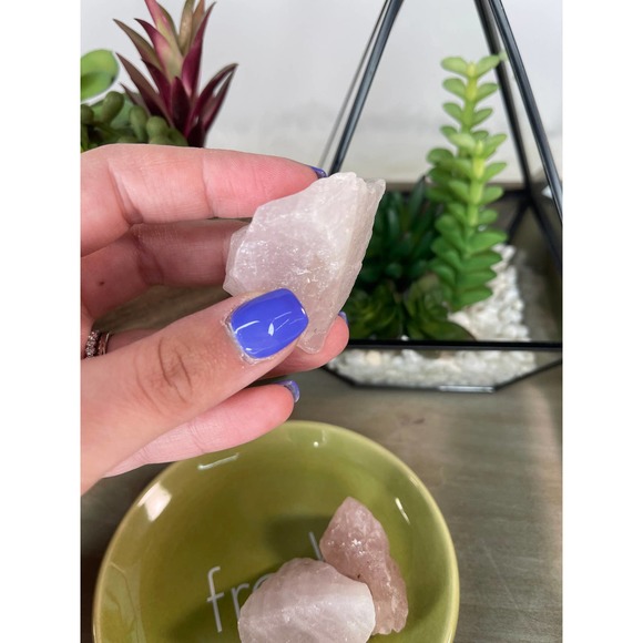 Raw Rose Quartz Chunk Intuitively Chosen Crystal - Picture 5 of 7